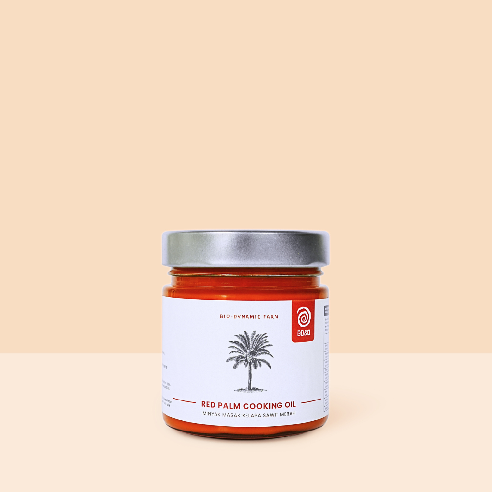 Red Palm Cooking Oil, BD&O, Biodynamic, Organic, Raw, Unrefined