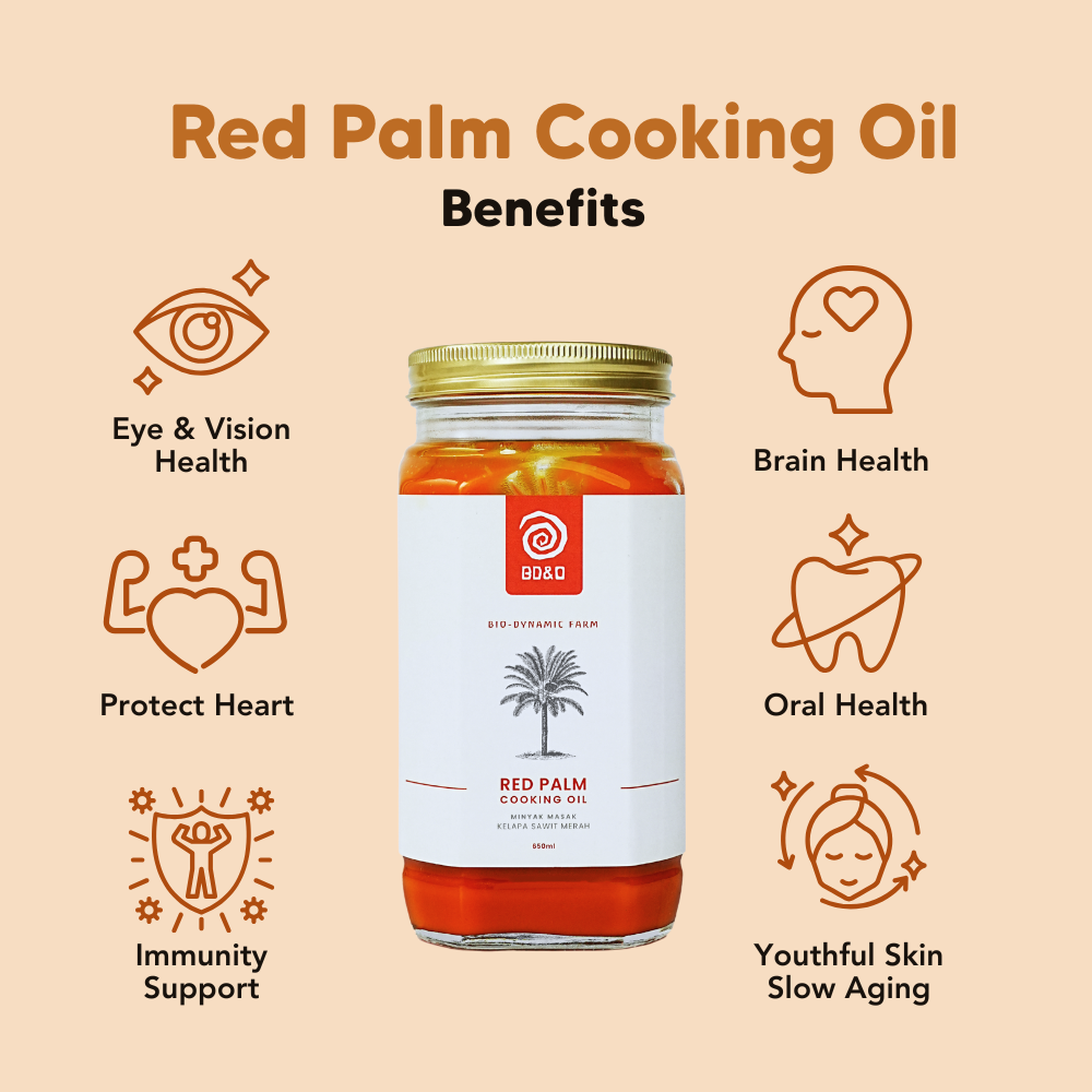 Red Palm Cooking Oil, BD&O, Biodynamic, Organic, Raw, Unrefined
