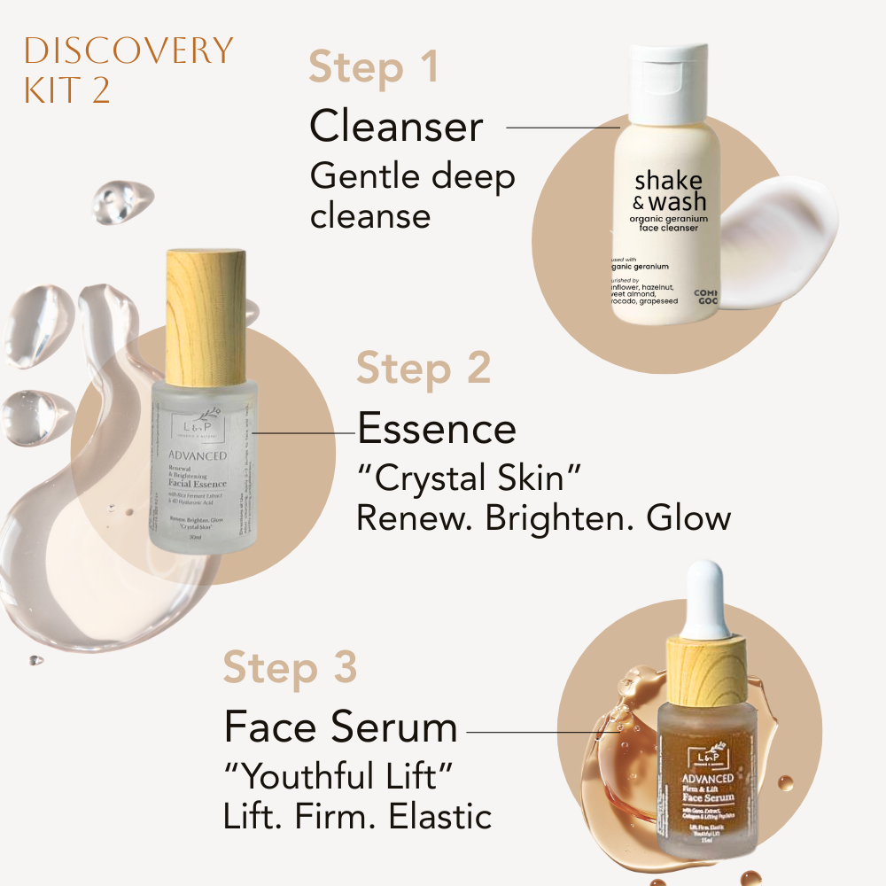 Discovery Kit 2, Brightening & Smooth, L&P Organic Natural