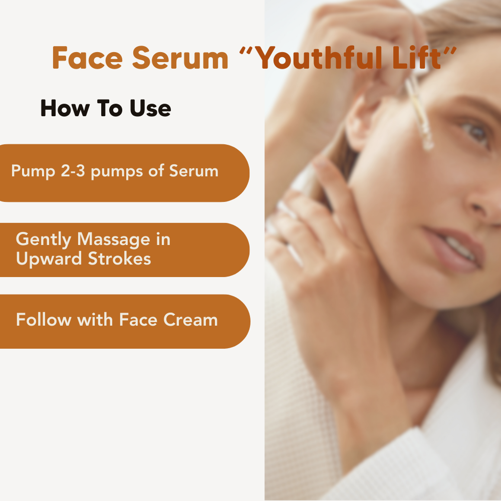 Face Serum, Firm & Lift, with Ganoderma, 30ml, L&P Organic Natural Advanced