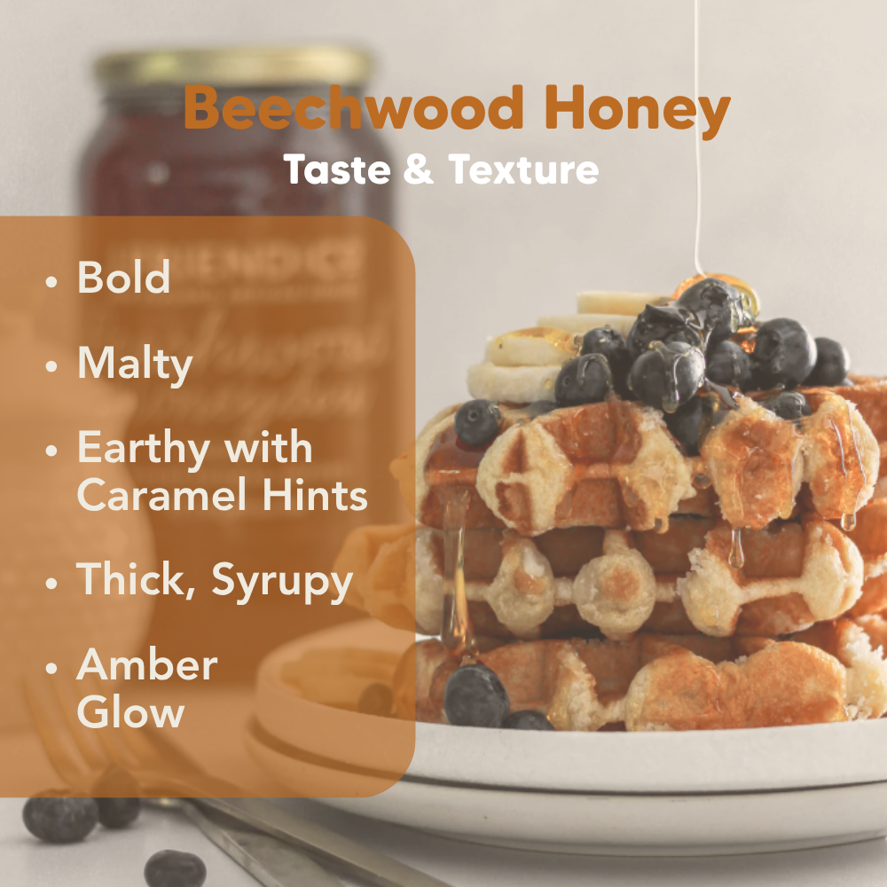Beechwood Honeydew Honey, 160g, 1.4kg, J.Friend & Co, Raw, Pure, Artisan, New Zealand