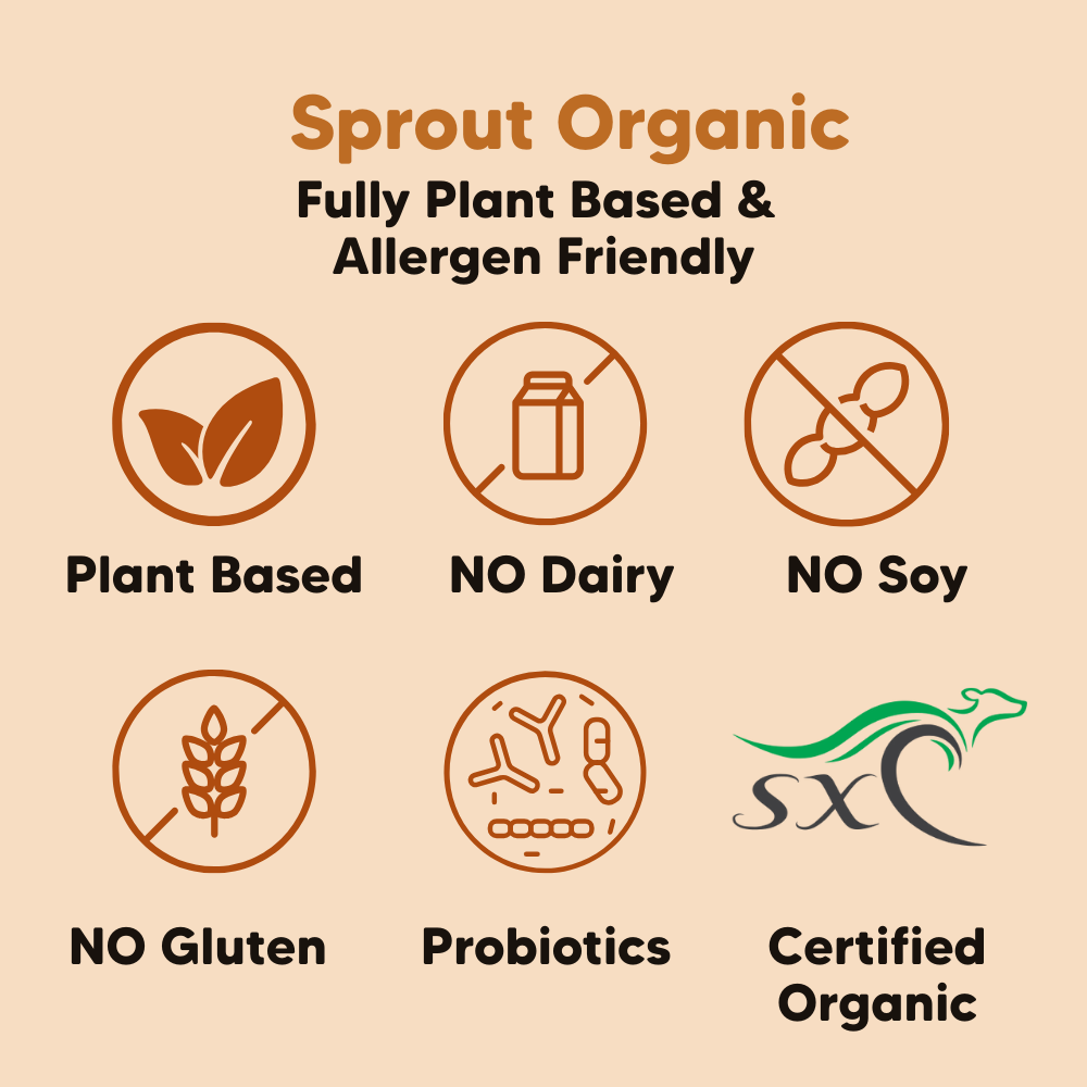 Sprout Organic Essential Shake Vanilla, Kids Protein 700g