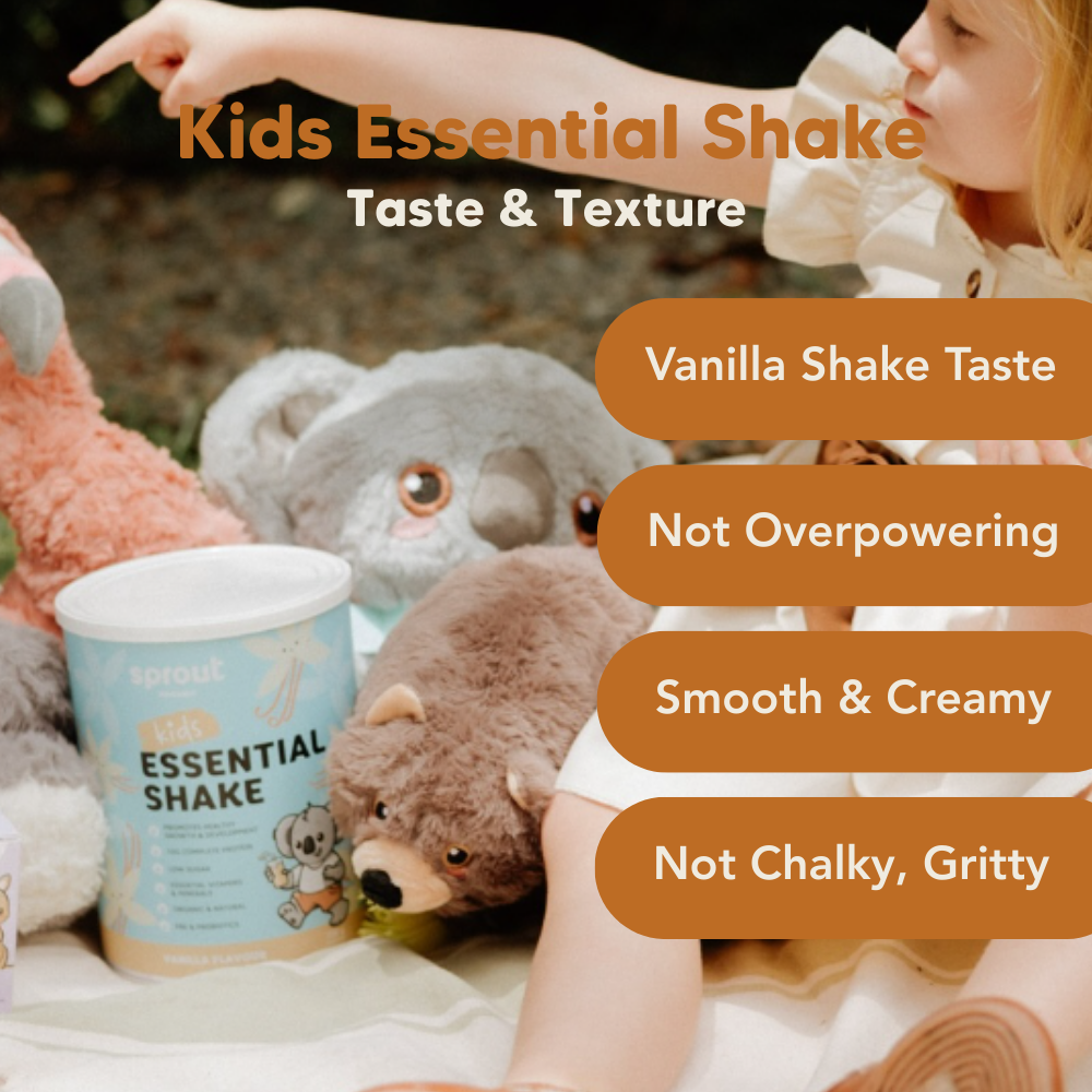 Sprout Organic Essential Shake Vanilla, Kids Protein 700g