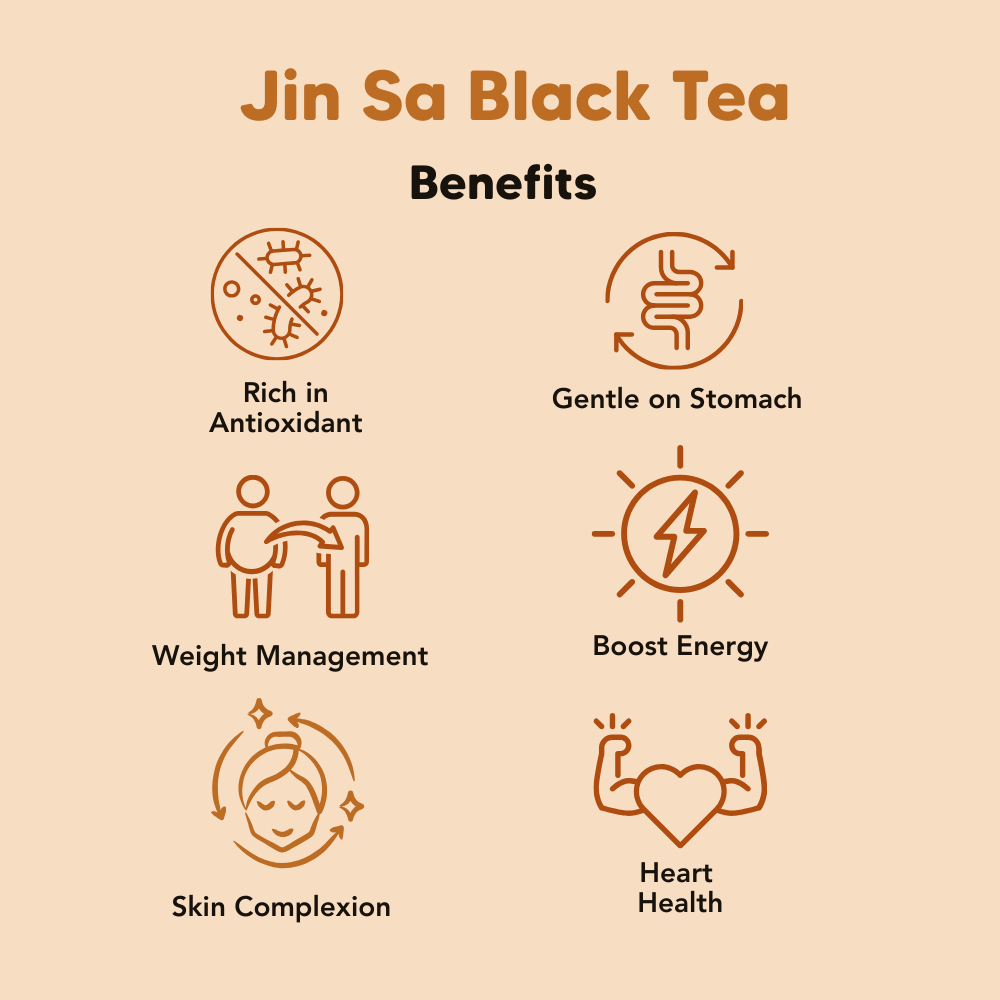 Jin Sa Black Tea, 50g, Biodynamic