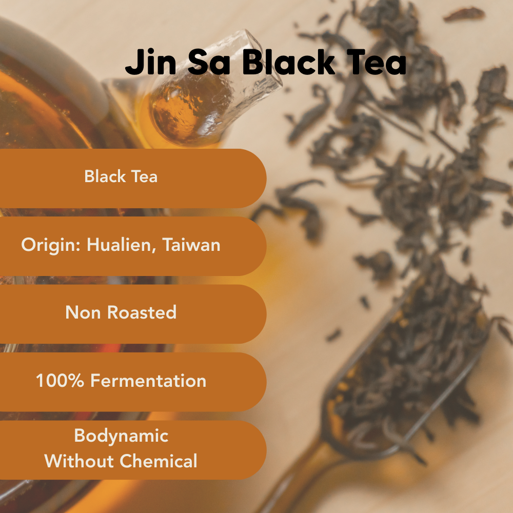 Jin Sa Black Tea, 50g, Biodynamic