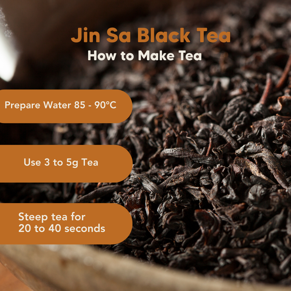 Jin Sa Black Tea, 50g, Biodynamic