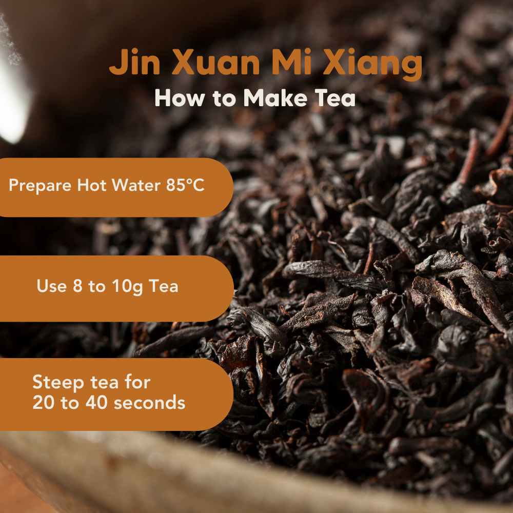 Jin Xuan Mi Xiang Black Tea, 50g, Biodynamic
