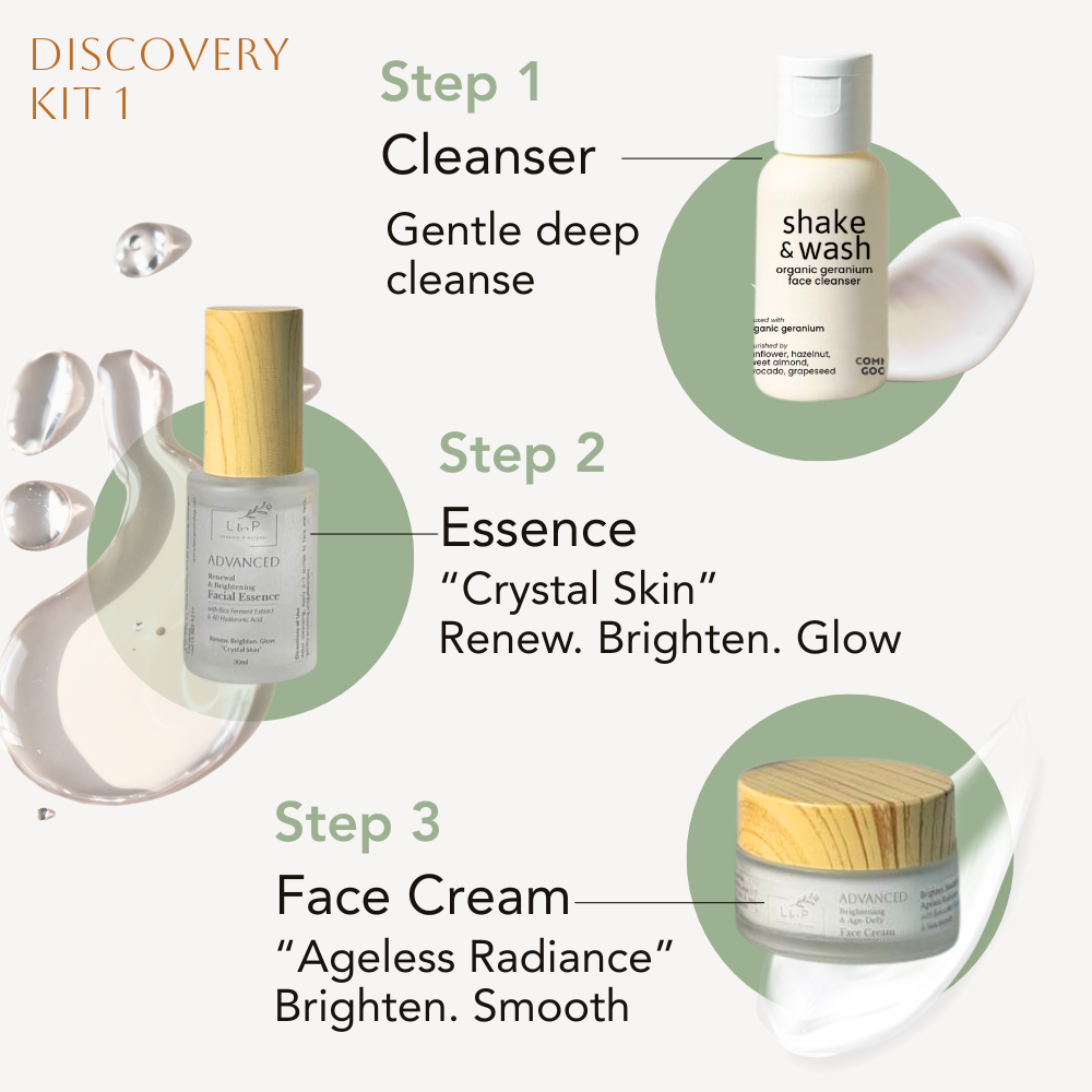 Discovery Kit 1, Brightening & Youth Restore, L&P Organic Natural