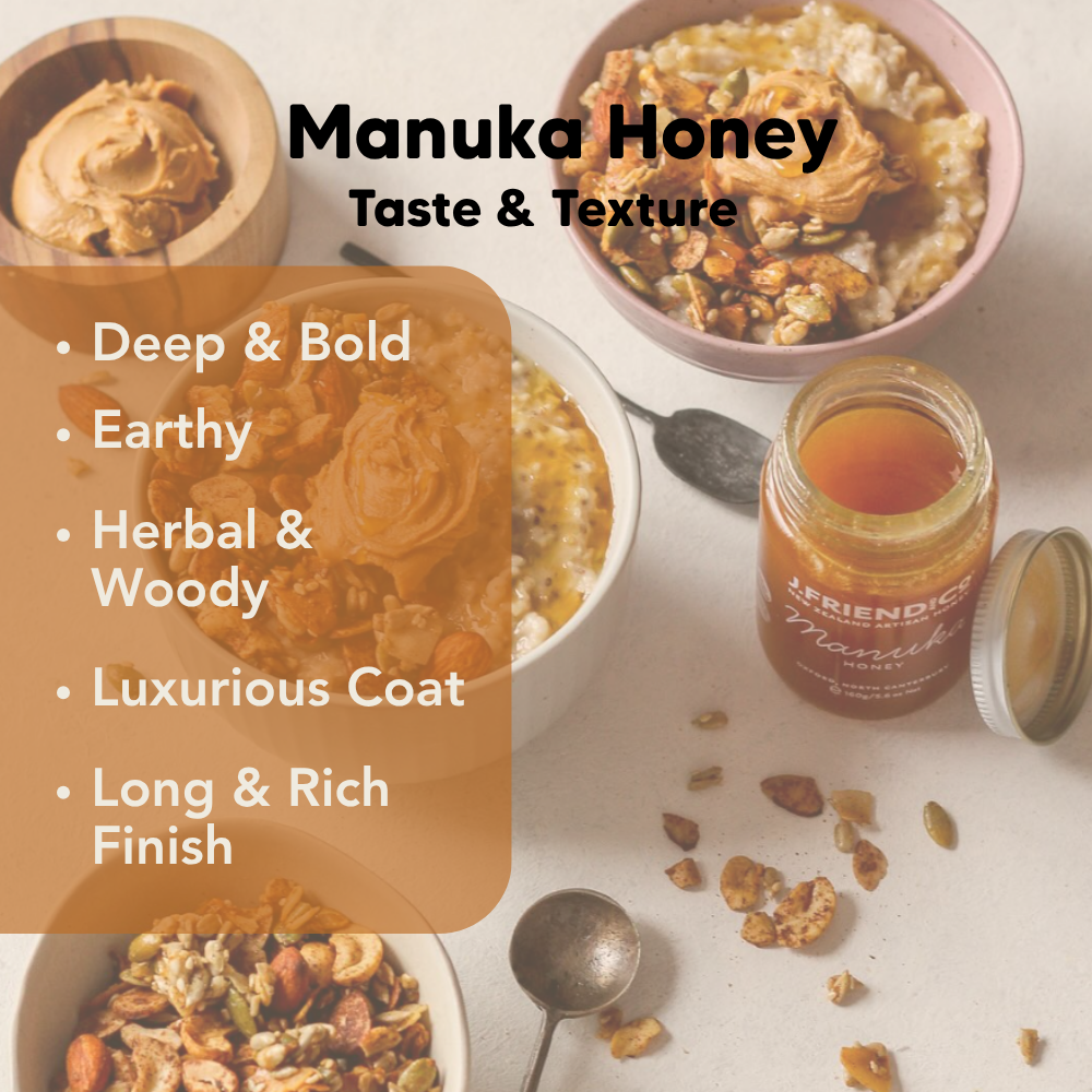 Manuka Honey, 160g, J.Friend & Co, Raw, Pure, Artisan, New Zealand