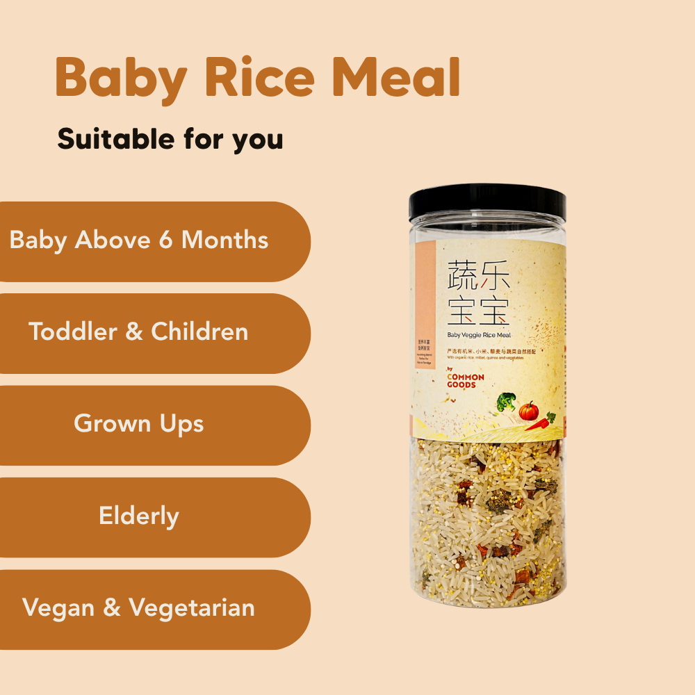 Organic Baby Meal, 600g, Common Goods, Malaysia