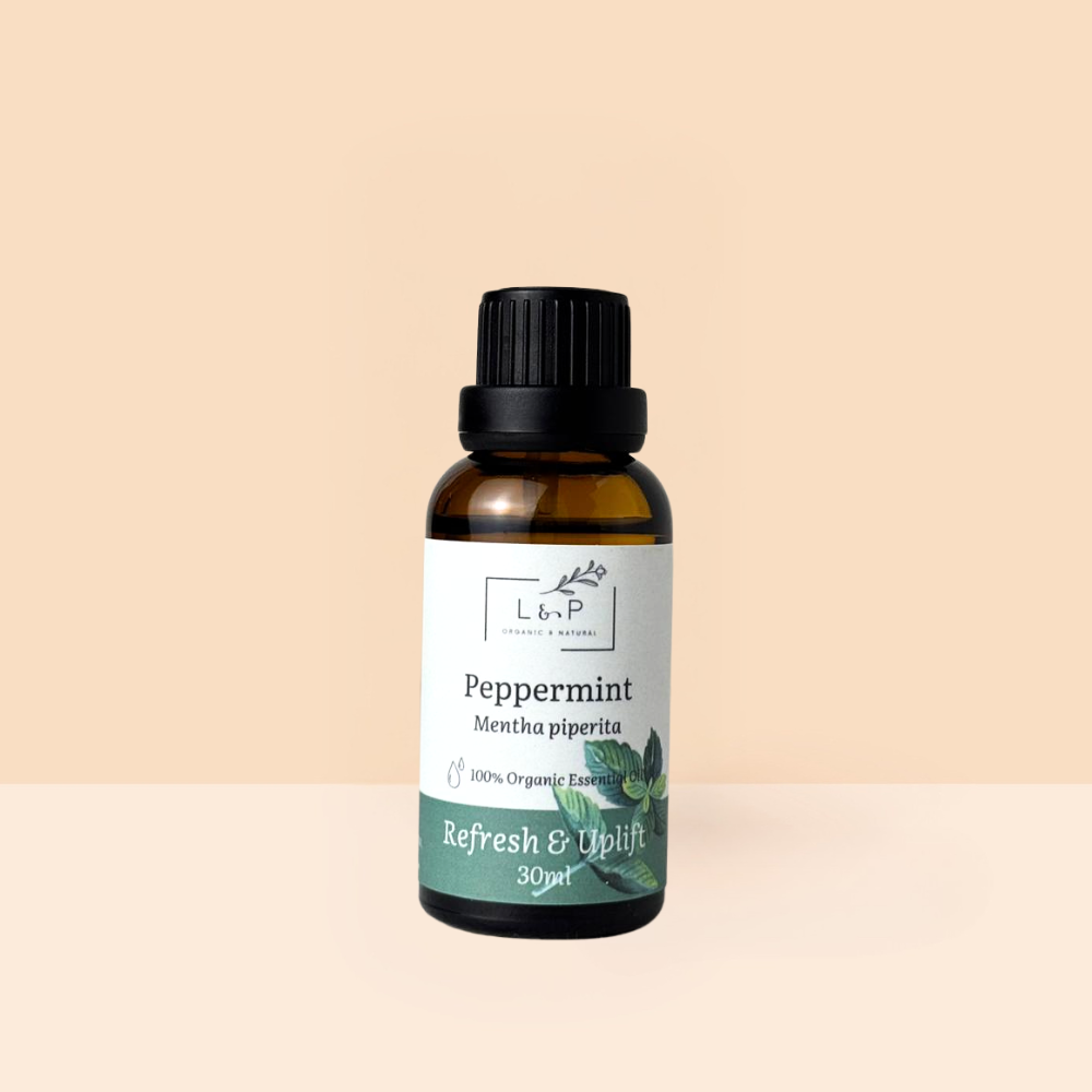 Organic Peppermint Essential Oil, L&P Organic Natural