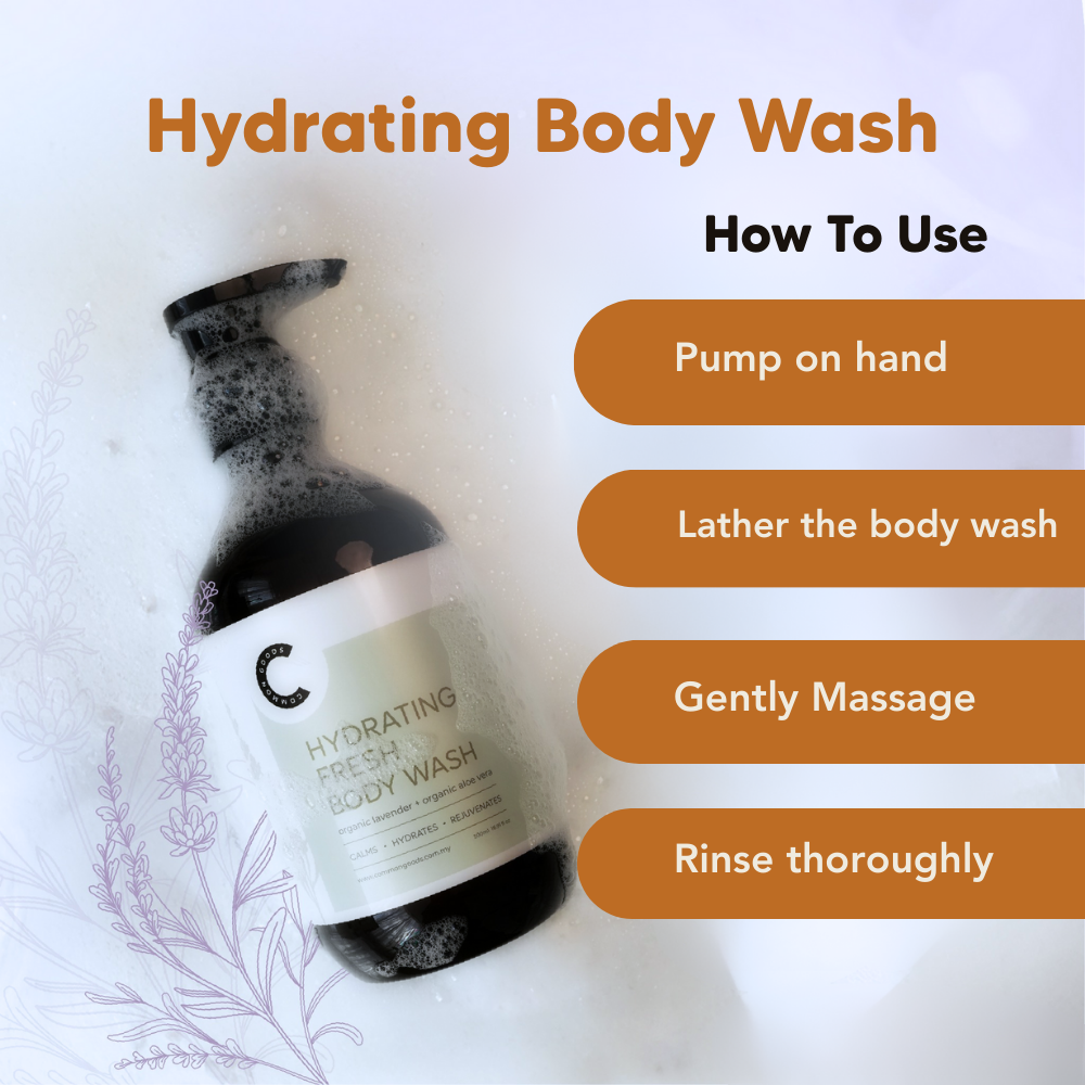 Hydrating Fresh Body Wash (Lavender), 500ml, Common Goods