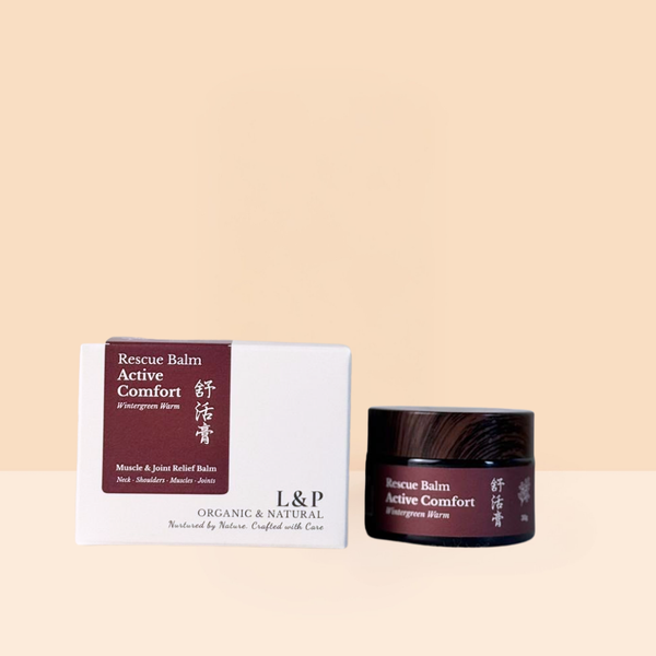 Muscle Rescue Balm Active Comfort 30g, L&P Organic Natural