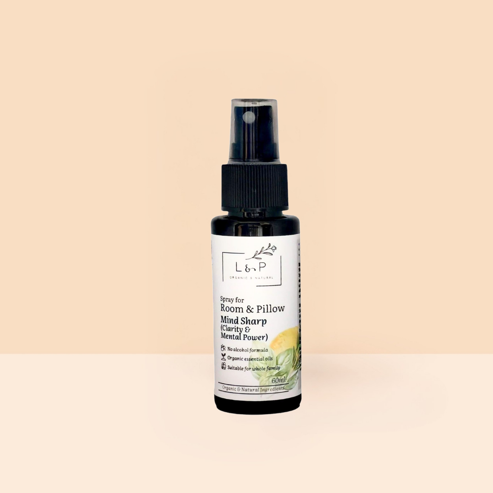 Room & Pillow Spray, Mind Sharp, L&P Organic Natural