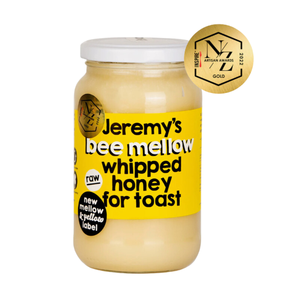 Mellow Whipped Honey, 480g, J.Friend & Co, Raw, Pure, Artisan, New Zealand