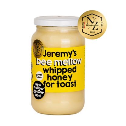 Mellow Whipped Honey, 480g, J.Friend & Co, Raw, Pure, Artisan, New Zealand