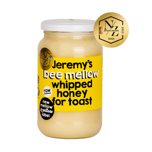 Mellow Whipped Honey, 480g, J.Friend & Co, Raw, Pure, Artisan, New Zealand