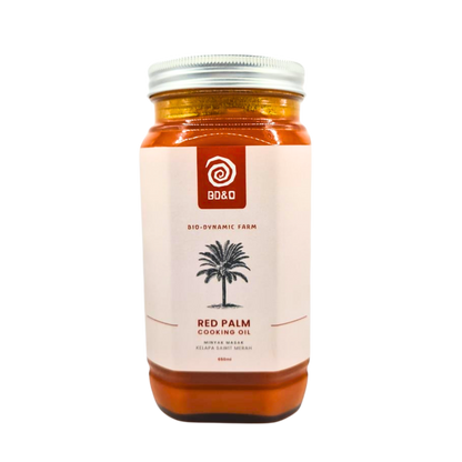 Red Palm Oil, 250ml, 650ml, BD&O, Biodynamic, Raw, Unrefined, Malaysia