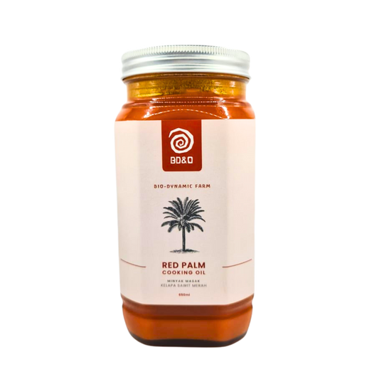 Red Palm Oil, 250ml, 650ml, BD&O, Biodynamic, Raw, Unrefined, Malaysia