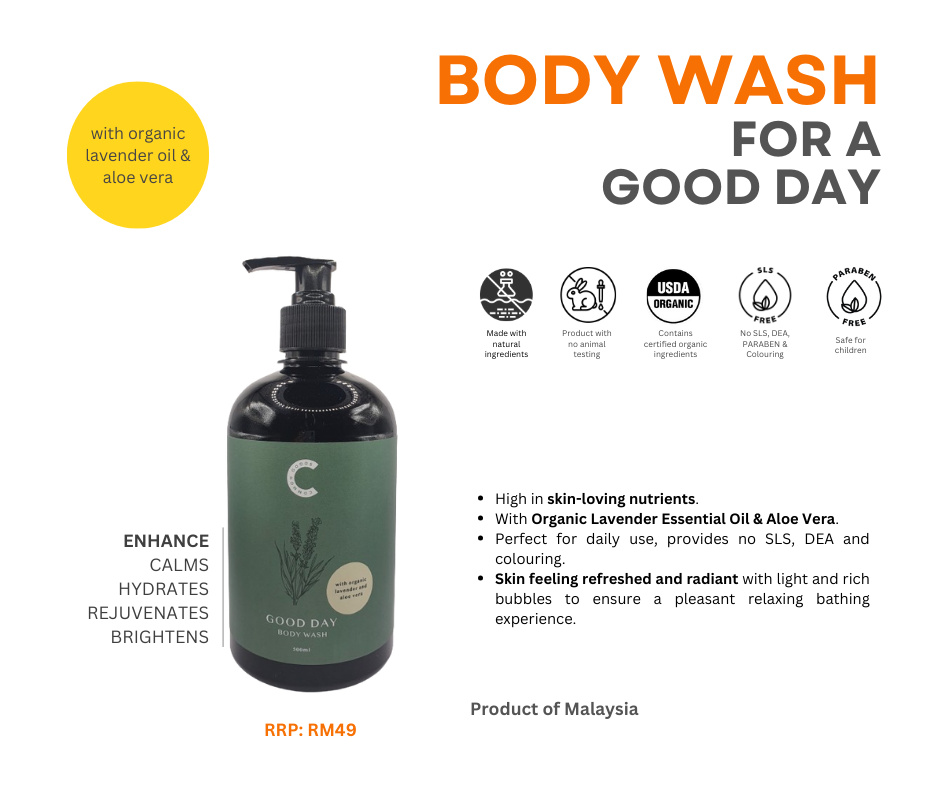 Body Wash, 500ml, Good Day, Malaysia