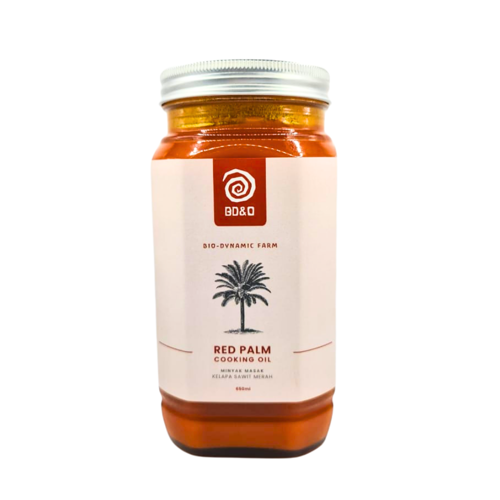 Red Palm Oil, 250ml, 650ml, BD&O, Biodynamic, Raw, Unrefined, Malaysia