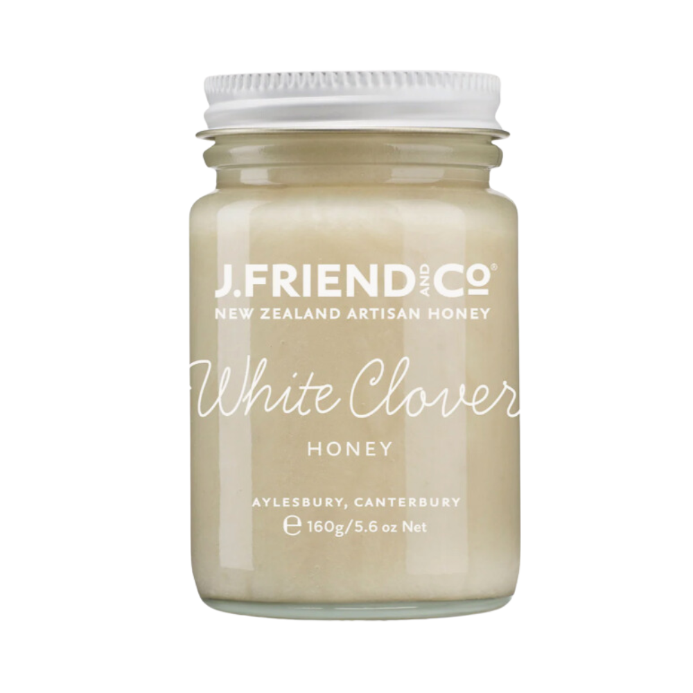 White Clover Honey, 160g, 1.4kg, J.Friend & Co, Raw, Pure, Artisan, New Zealand