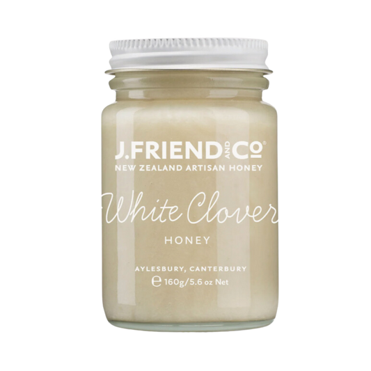 White Clover Honey, 160g, 1.4kg, J.Friend & Co, Raw, Pure, Artisan, New Zealand