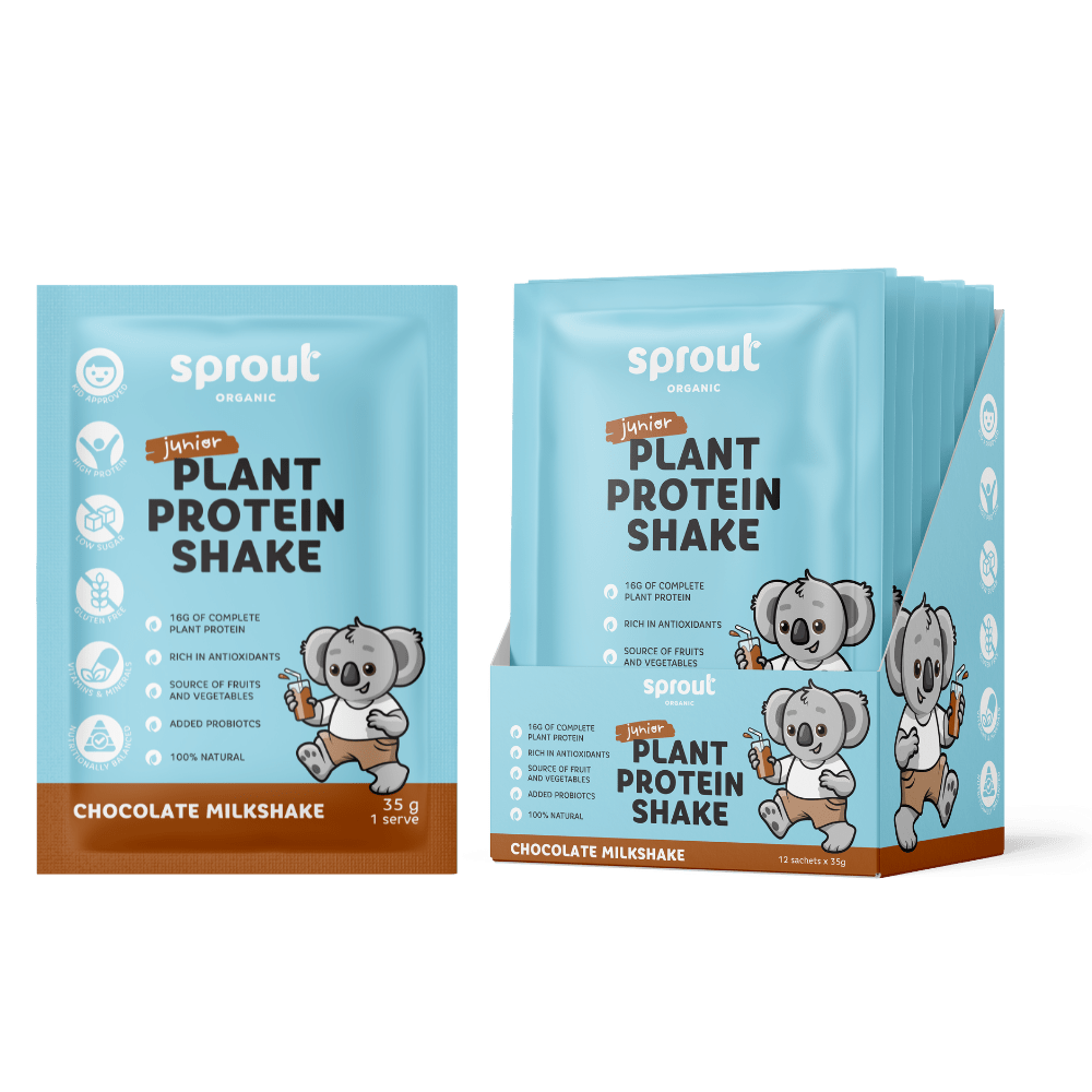 Junior Plant Protein Shake Sachets, Sprout Organic, Aus