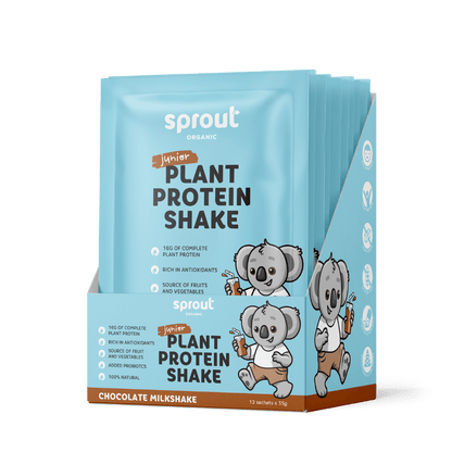 Junior Plant Protein Shake Sachets, Sprout Organic, Aus