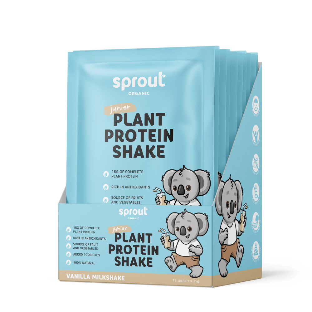 Junior Plant Protein Shake Sachets, Sprout Organic, Aus