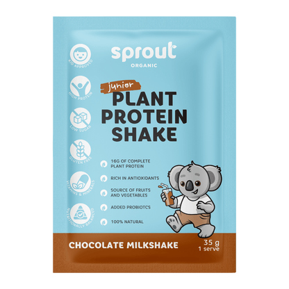 Junior Plant Protein Shake Sachets, Sprout Organic, Aus