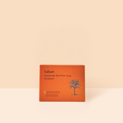 Sabun Handmade Soap, Red Palm Geranium Soap, 130g