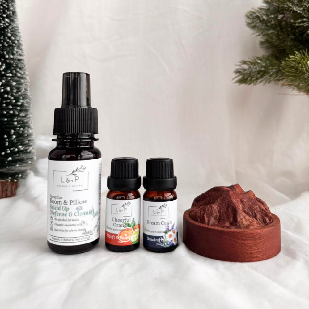 Aromatherapy Jin Shan Mountain Calm Set, L&P Organic Natural