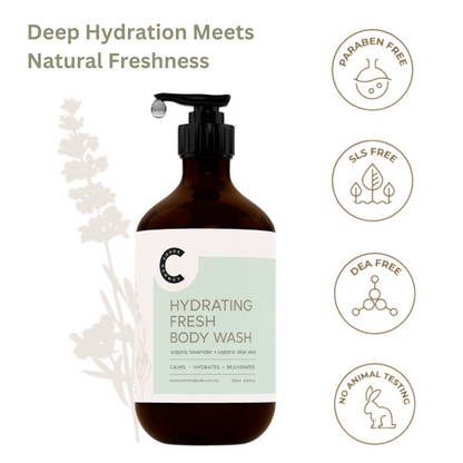 Hydrating Fresh Body Wash (Lavender), 500ml, Common Goods