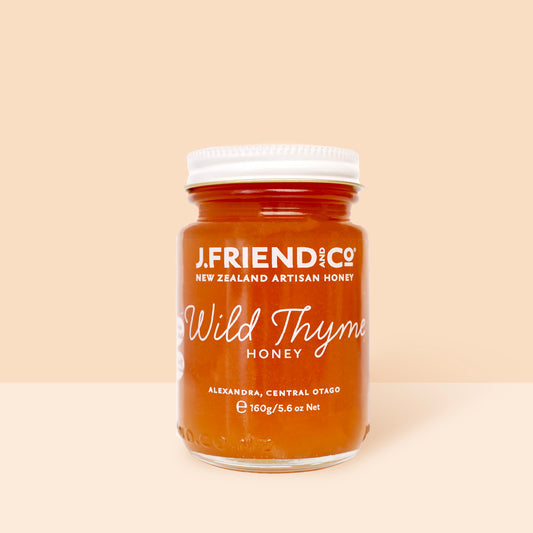 Wild Thyme Honey, 160g, 1.4kg, J.Friend & Co, Raw, Pure, Artisan, New Zealand