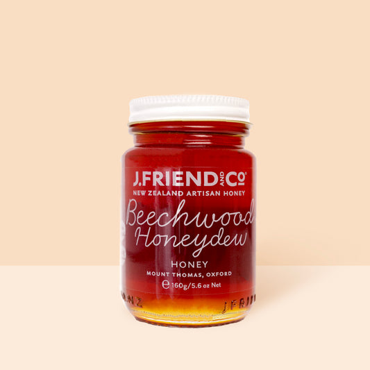 Beechwood Honeydew Honey, 160g, 1.4kg, J.Friend & Co, Raw, Pure, Artisan, New Zealand