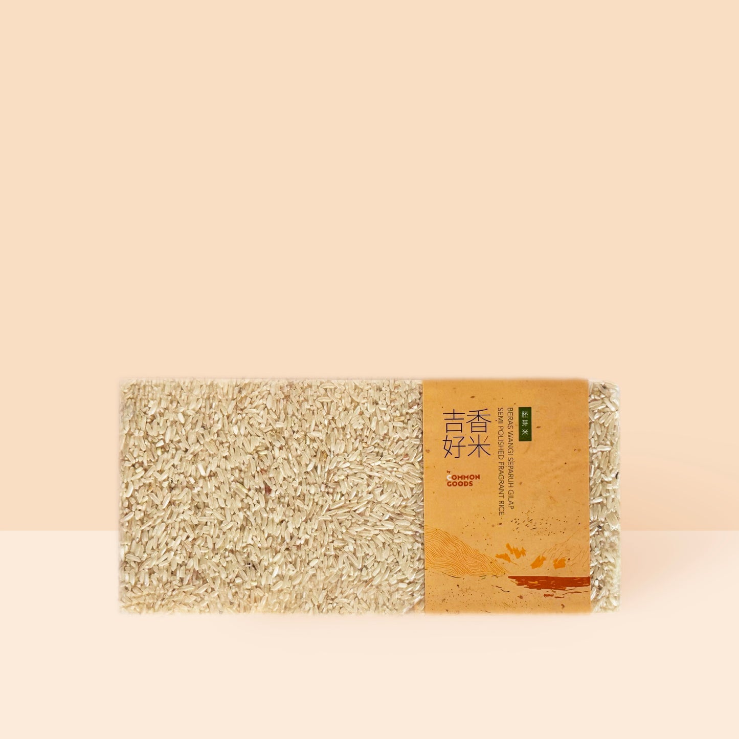 Local Fragrant Rice, Semi Polished, Common Goods Malaysia 吉香好米 胚芽香米