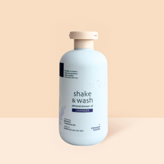 Almond Shower Oil, Shake & Wash, Lavender, Common Goods Malaysia, 250ml