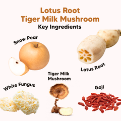 Root Plus Lotus Root Tiger Milk Mushroom Drink 350g