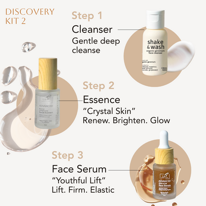 Discovery Kit 2, Brightening & Smooth, L&P Organic Natural