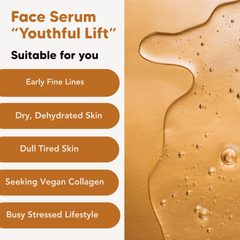 Face Serum, Firm & Lift, with Ganoderma, L&P Organic Natural Advanced
