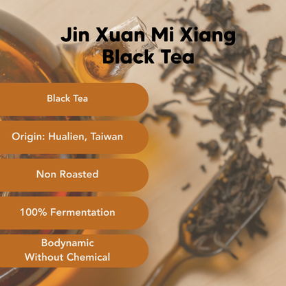 Jin Xuan Mi Xiang Black Tea, 50g, Biodynamic
