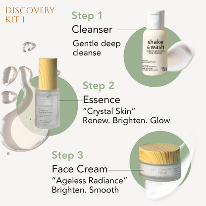 Discovery Kit 1, Brightening & Youth Restore, L&P Organic Natural