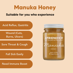 Manuka Honey, 160g, J.Friend & Co, Raw, Pure, Artisan, New Zealand
