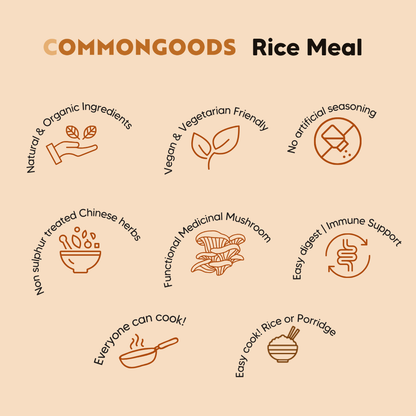 Nourishing Herbal Veggie Meal, 600g, Common Goods, Malaysia