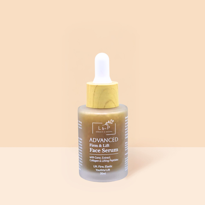 Face Serum, Firm & Lift, with Ganoderma, 30ml, L&P Organic Natural Advanced