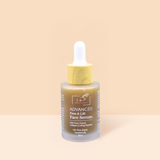 Face Serum, Firm & Lift, with Ganoderma, L&P Organic Natural Advanced