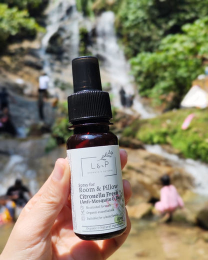 Room & Pillow Spray, Citronella Fresh, L&P Organic Natural