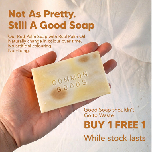 Sabun Handmade Soap, Red Palm Geranium Soap, 130g