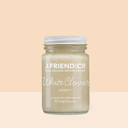 White Clover Honey, 160g, 1.4kg, J.Friend & Co, Raw, Pure, Artisan, New Zealand